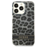 Guess GUHCP13LHSLEOK iPhone 13 Pro / 13 6.1" grey/grey hardcase Leopard