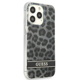 Guess GUHCP13LHSLEOK iPhone 13 Pro / 13 6.1" grey/grey hardcase Leopard