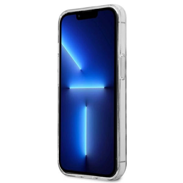 Guess GUHCP13LHSLEOK iPhone 13 Pro / 13 6.1" grey/grey hardcase Leopard