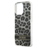 Guess GUHCP13LHSLEOK iPhone 13 Pro / 13 6.1" grey/grey hardcase Leopard