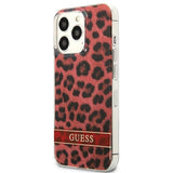 Guess GUHCP13LHSLEOR iPhone 13 Pro / 13 6.1" red/red hardcase Leopard