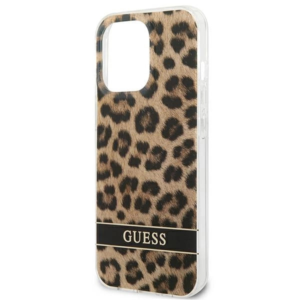 Guess GUHCP13LHSLEOW iPhone 13 Pro / 13 6.1" brown/brown hardcase Leopard