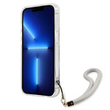 Guess GUHCP13SHFLSU iPhone 13 mini 5.4" purple/purple hardcase Flower Strap