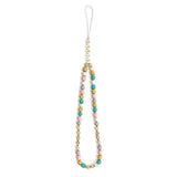 Guess pendant GUSTFLWP Phone Strap pink/pink Heishi Beads