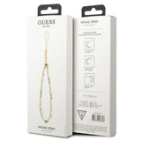 Guess pendant GUSTPEAW Telefonrem hvid/hvid Heishi perler