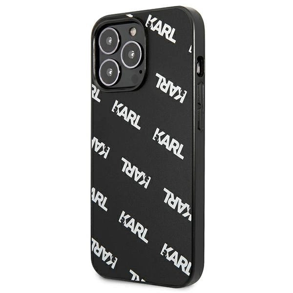 Karl Lagerfeld Allover Case for iPhone 13 Pro / iPhone 13 - Black