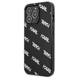 Karl Lagerfeld Allover Case for iPhone 13 Pro / iPhone 13 - Black