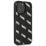 Karl Lagerfeld Allover Case for iPhone 13 Pro / iPhone 13 - Black
