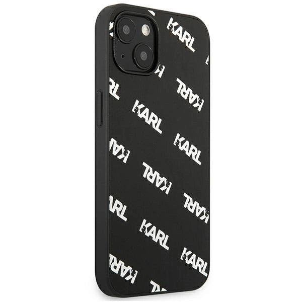 Karl Lagerfeld Allover Case for iPhone 13 mini - Black