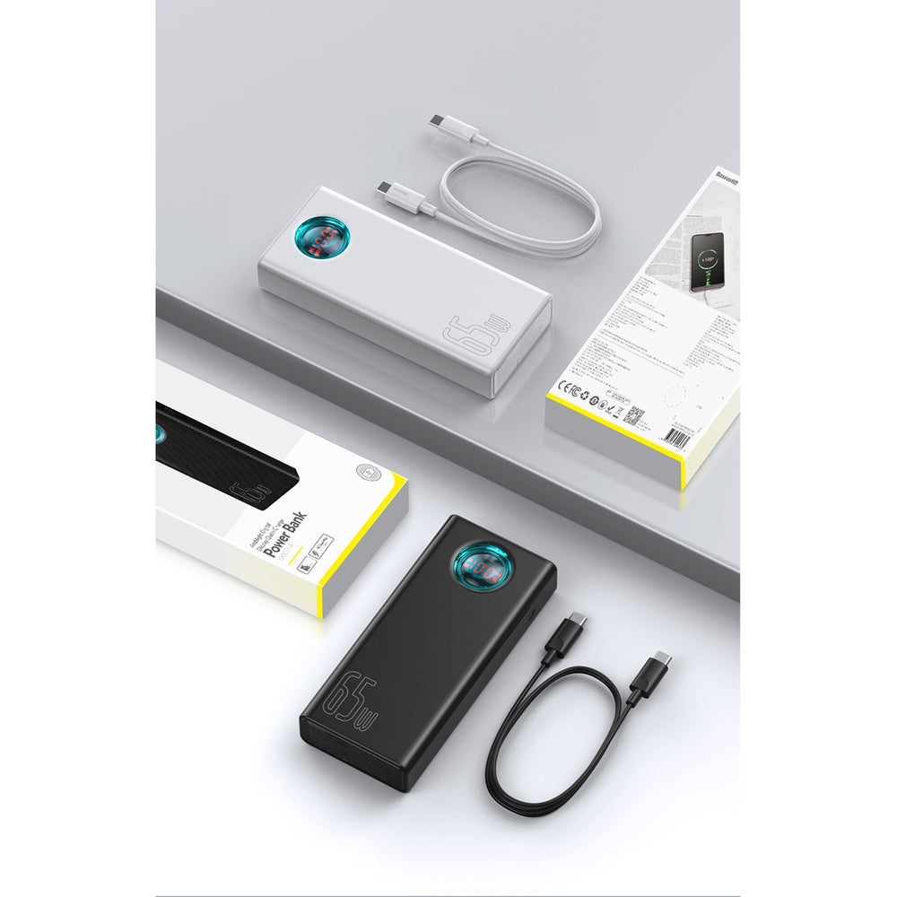 Baseus Amblight powerbank 65W 30000mAh Overseas Edition white (PPLG000102)