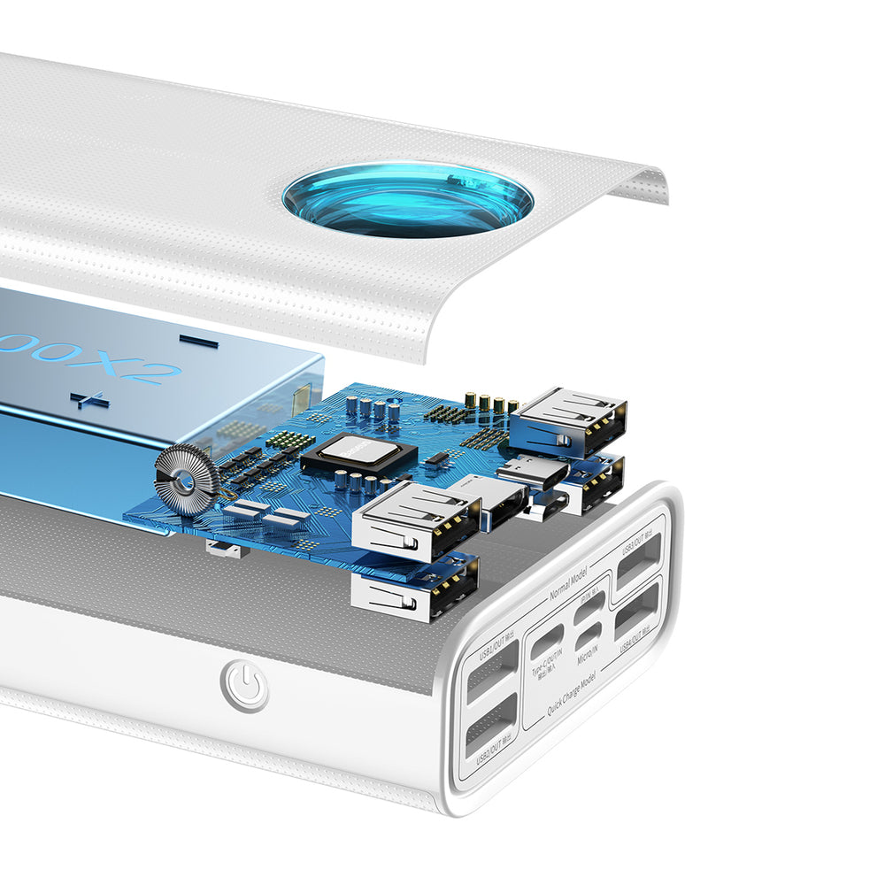 Baseus Amblight powerbank 65W 30000mAh Overseas Edition white (PPLG000102)