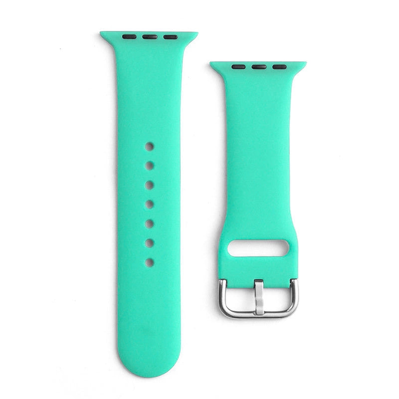 Silicone Strap APS til Apple Watch 42/44/45mm Strap Watch Armbånd - Mint
