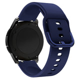 Silicone Strap TYS band til Samsung Galaxy Watch 40 / 41 / 42 / 43 / 44 mm - mørkblå