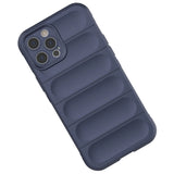 Magic Shield Case til iPhone 12 Pro Max fleksibelt pansret mørkblå cover