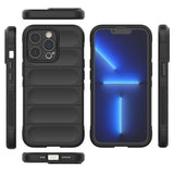 Magic Shield Case til iPhone 13 Pro fleksibelt pansret cover sort