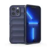 Magic Shield Case for iPhone 13 Pro fleksibelt pansret cover mørk blå