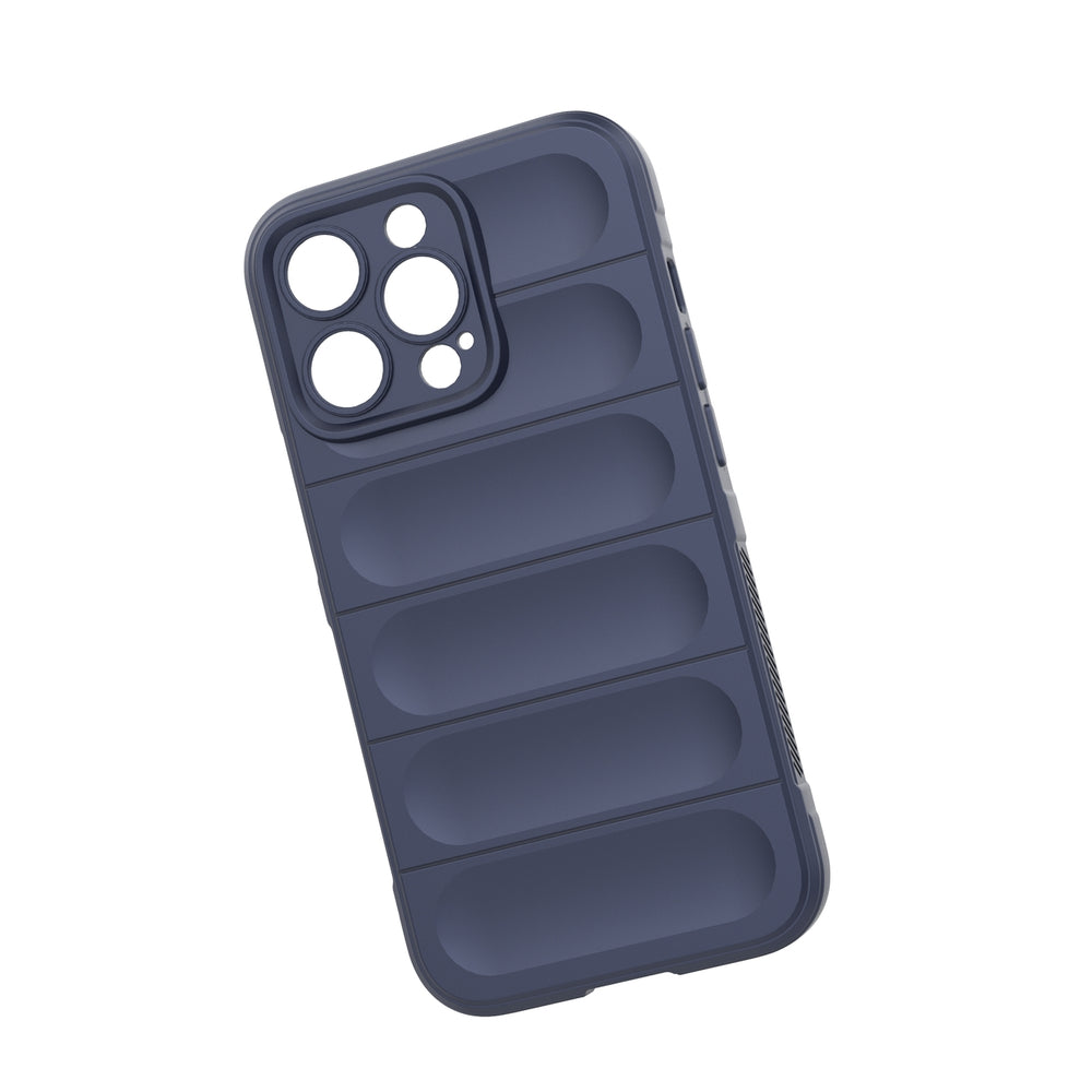Magic Shield Case for iPhone 13 Pro fleksibelt pansret cover mørk blå