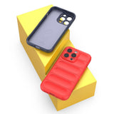 Magic Shield Case Case for iPhone 13 Pro Max Fleksibel pansret sag mørk blå