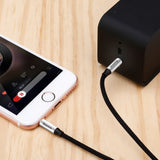 Baseus Yiven M30 stereo audio cable AUX 3.5 mm male mini jack 1.5 m silver-black (CAM30-CS1)