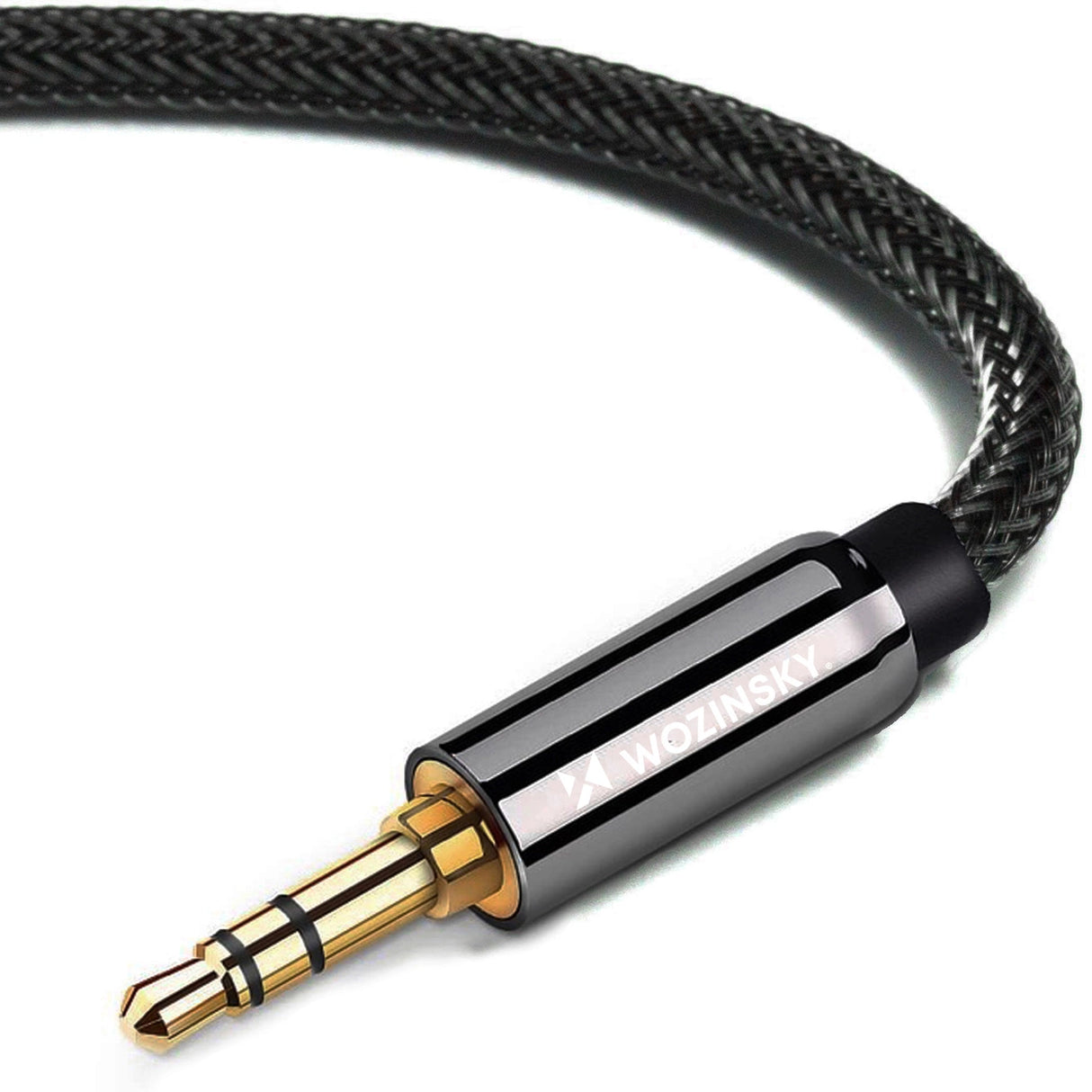 Wozinsky mini jack extension cable (female-male) AUX extension cable 3 m black