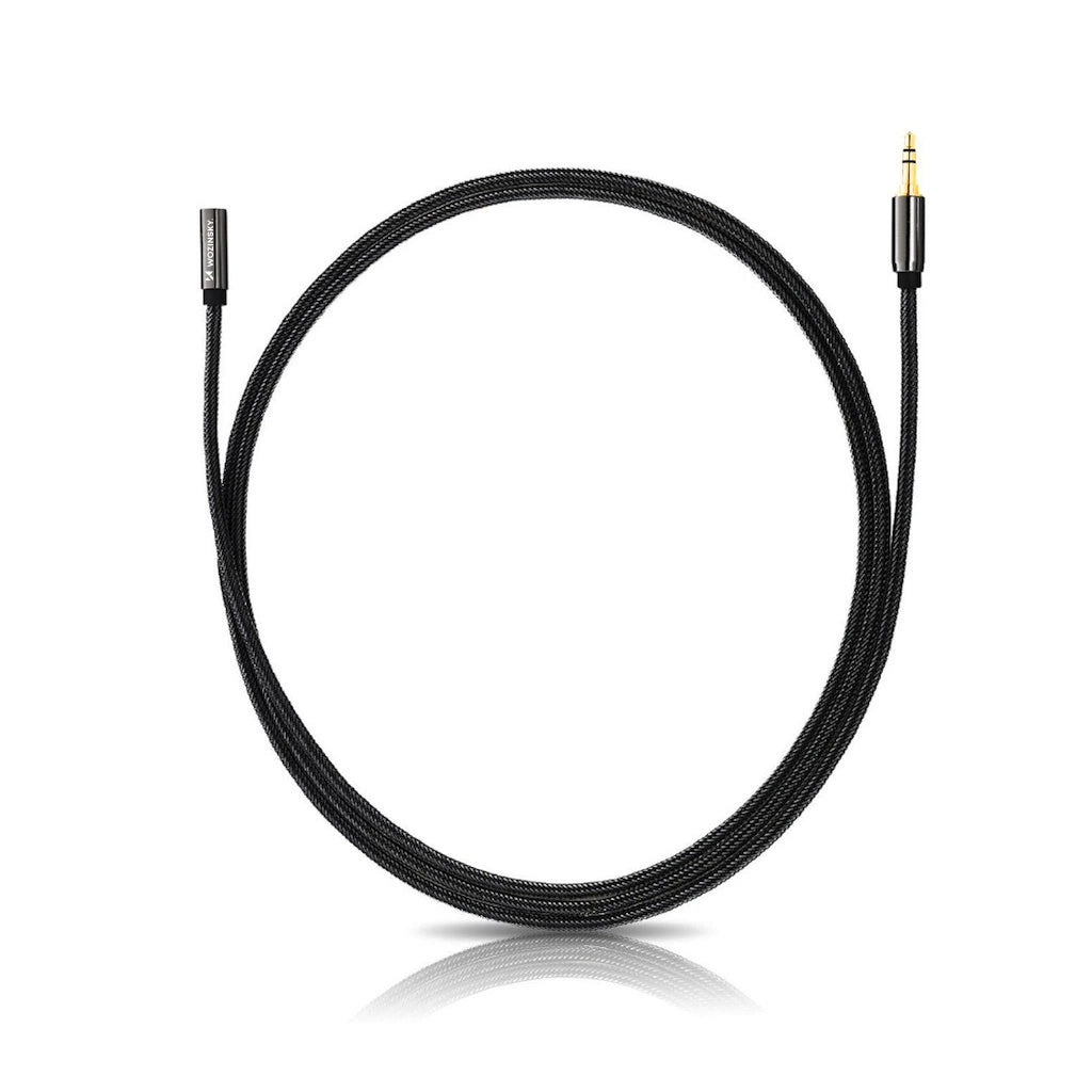 Wozinsky mini jack extension cable (female-male) AUX extension cable 3 m black