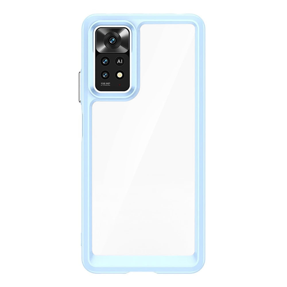 Outer Space Case silikonhylster til Xiaomi Poco M4 Pro 5G - blå
