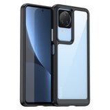 Outer Space Case til Xiaomi Poco F4 5G cover med en fleksibel ramme sort