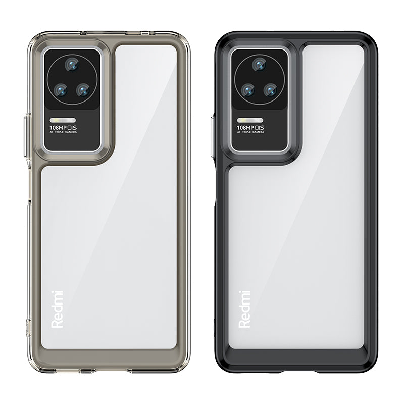 Outer Space Case til Xiaomi Poco F4 5G cover med en fleksibel ramme sort