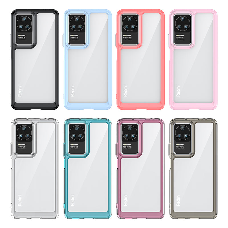Outer Space Case til Xiaomi Poco F4 5G cover med en fleksibel ramme sort