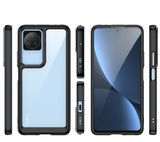 Outer Space Case til Xiaomi Poco F4 5G cover med en fleksibel ramme sort