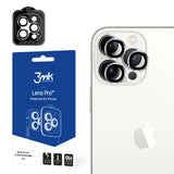 Kameraglas til iPhone 14 Pro Max / 14 Pro 9H til 3mk Linsbeskyttelse Pro-serien Lins - Silver