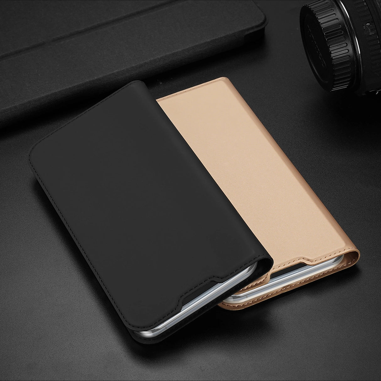 Dux Ducis Skin Pro Holster Flip Cover for iPhone 14 Pro black