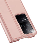 Dux Ducis Skin Pro Holster Cover Flip Cover for Xiaomi Poco F4 5G pink