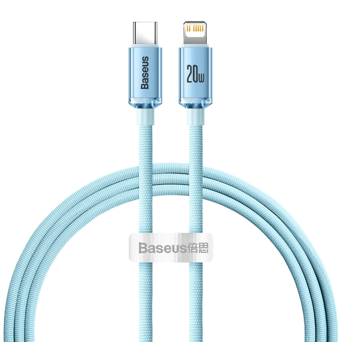Baseus CAJY001303 Lightning - USB-C PD kabel 20W 480Mb/s 1.2m - blå