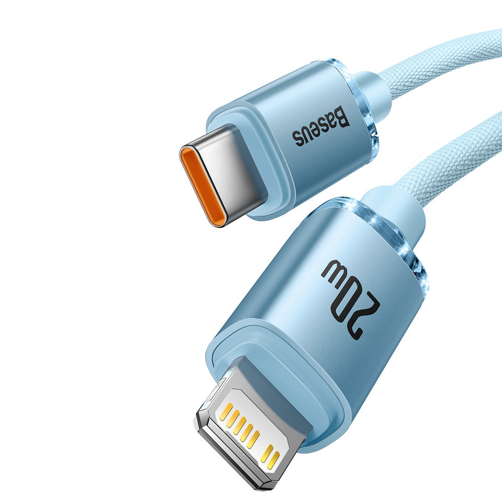 Baseus CAJY001303 Lightning - USB-C PD cable 20W 480Mb/s 1.2m - blue