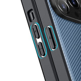 Dux Ducis Fino case cover iPhone 14 Pro blue nylon