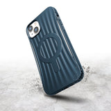 Raptic X-Doria Clutch Case iPhone 14 Plus with MagSafe back cover blue