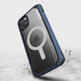 Raptic X-Doria Secure Case iPhone 14 with MagSafe armored blue cover