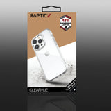 Raptic X-Doria Clearvue Case iPhone 14 Pro back cover clear