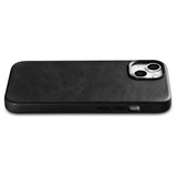 iCarer Oil Wax Premium Ledder Case iPhone 14 Magnetisk Ledder Case med MagSafe Black (WMI14220701-BK)
