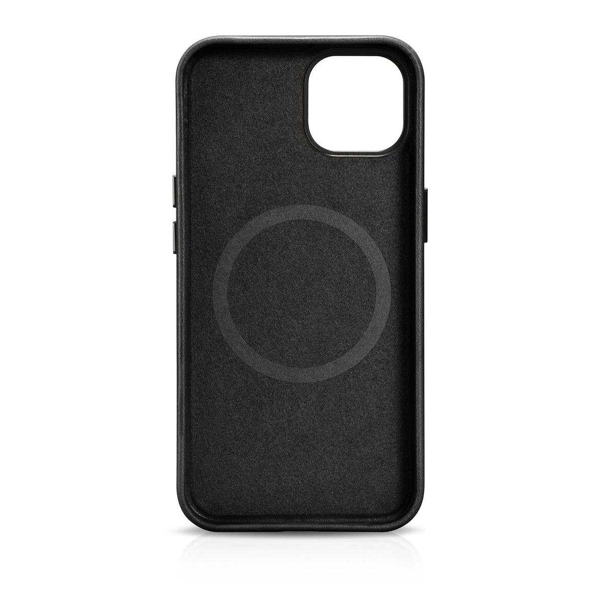 iCarer Oil Wax Premium Ledder Case iPhone 14 Magnetisk Ledder Case med MagSafe Black (WMI14220701-BK)