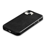 iCarer Oil Wax Premium Ledder Case iPhone 14 Magnetisk Ledder Case med MagSafe Black (WMI14220701-BK)