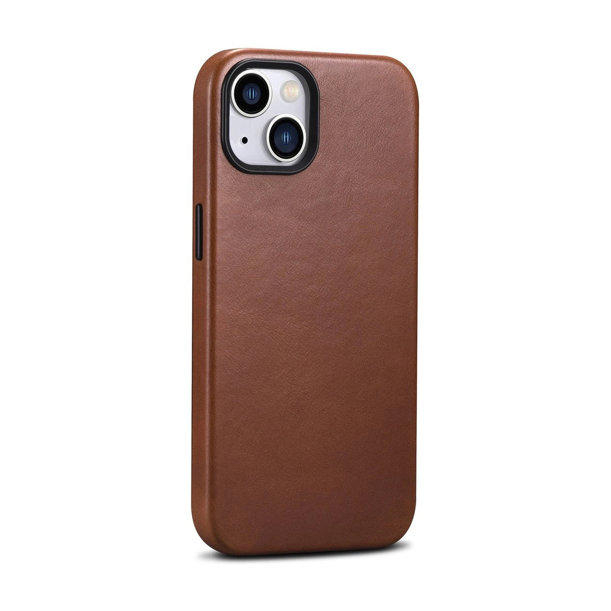 iCarer Oil Wax Premium Ledder Case iPhone 14 Plus Magnetisk Ledder Case med MagSafe Brown (WMI14220703-RB)