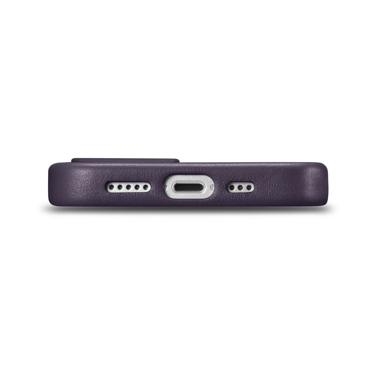 iCarer Case Leather Cover Case for iPhone 14 Dark Purple (WMI14220705-DP) (MagSafe Compatible)