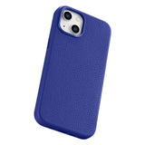 iCarer Litchi Premium Ledder Case iPhone 14 Magnetisk Ledder Case med MagSafe Dark Blue (WMI14220709-DB)