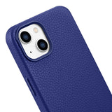 iCarer Litchi Premium Ledder Case iPhone 14 Magnetisk Ledder Case med MagSafe Dark Blue (WMI14220709-DB)