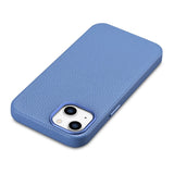 iCarer Litchi Premium Ledder Case iPhone 14 Magnetisk Ledder Case med MagSafe Light Blue (WMI14220709-LB)