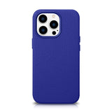 iCarer Litchi Premium Ledder Case iPhone 14 Pro Magnetisk Ledder Case med MagSafe Dark Blue (WMI14220710-DB)
