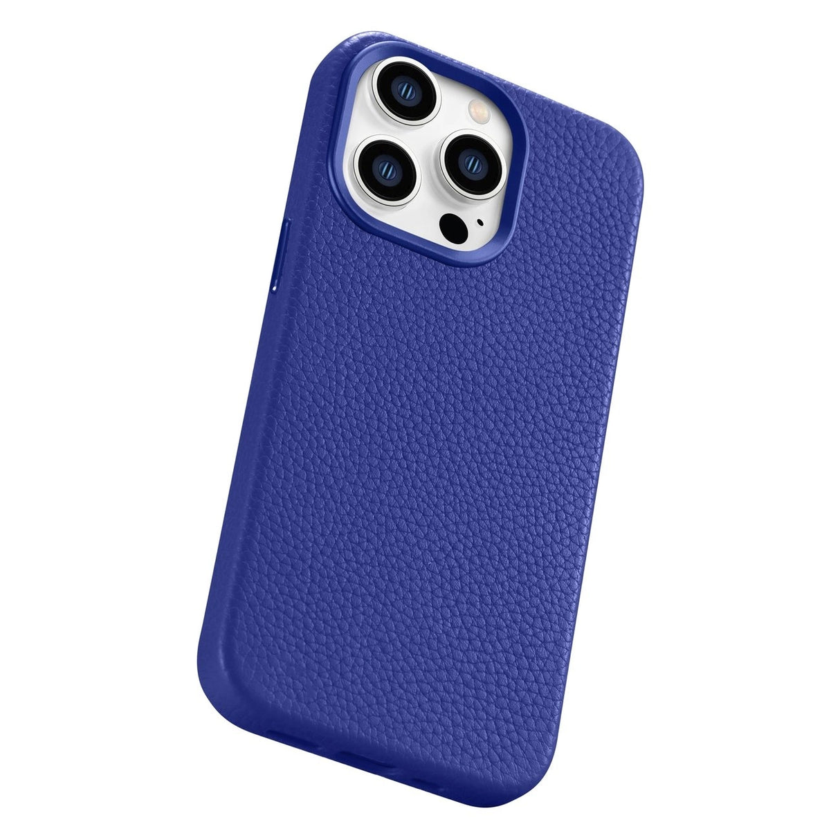iCarer Litchi Premium Ledder Case iPhone 14 Pro Magnetisk Ledder Case med MagSafe Dark Blue (WMI14220710-DB)