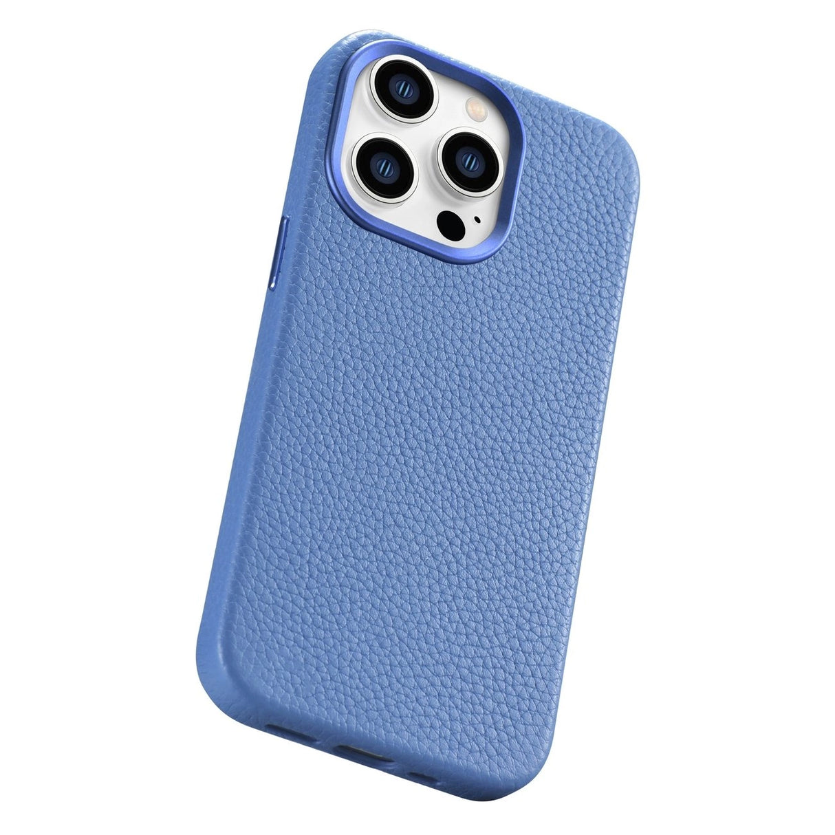iCarer Litchi Premium Ledder Case iPhone 14 Pro Magnetisk Ledder Case med MagSafe Light Blue (WMI14220710-LB)